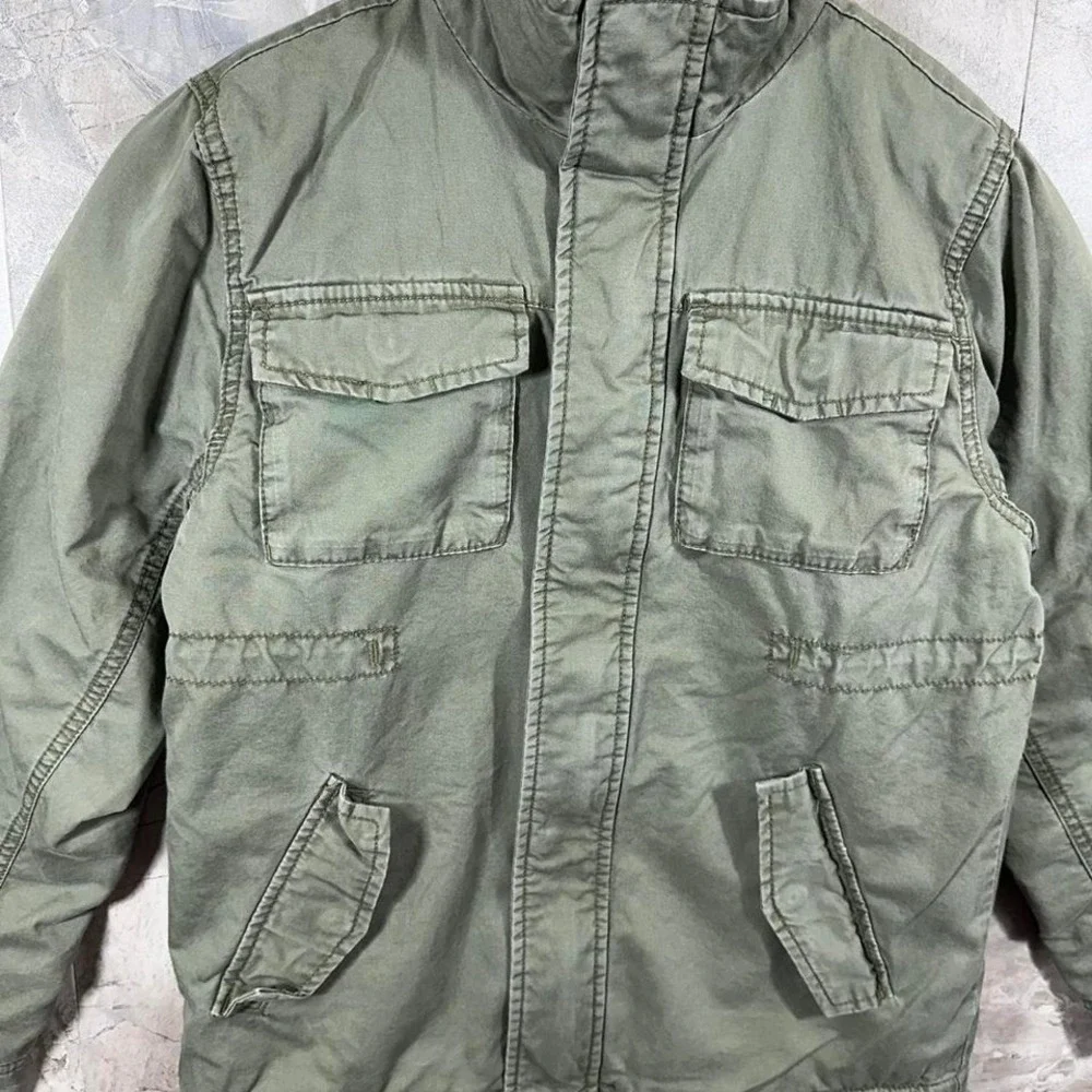 OshKosh B'gosh  fleece lined green jacket Size 12 years #kids #outerwear
